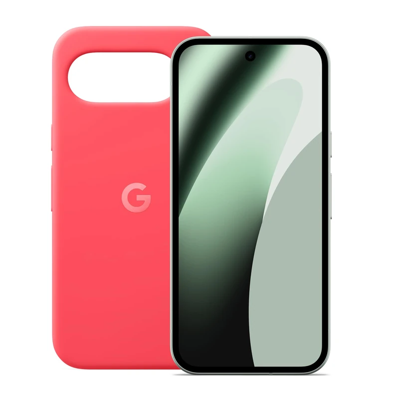 Google Pixel 10a - 7 years of Pixel Drops, 30+ hours battery, Camera Coach, Gemini Live - Fog, 128GB + Pixel 10a Case - Made from Recycled Plastic, Unimpeded Charging, Drop Tested - Berry