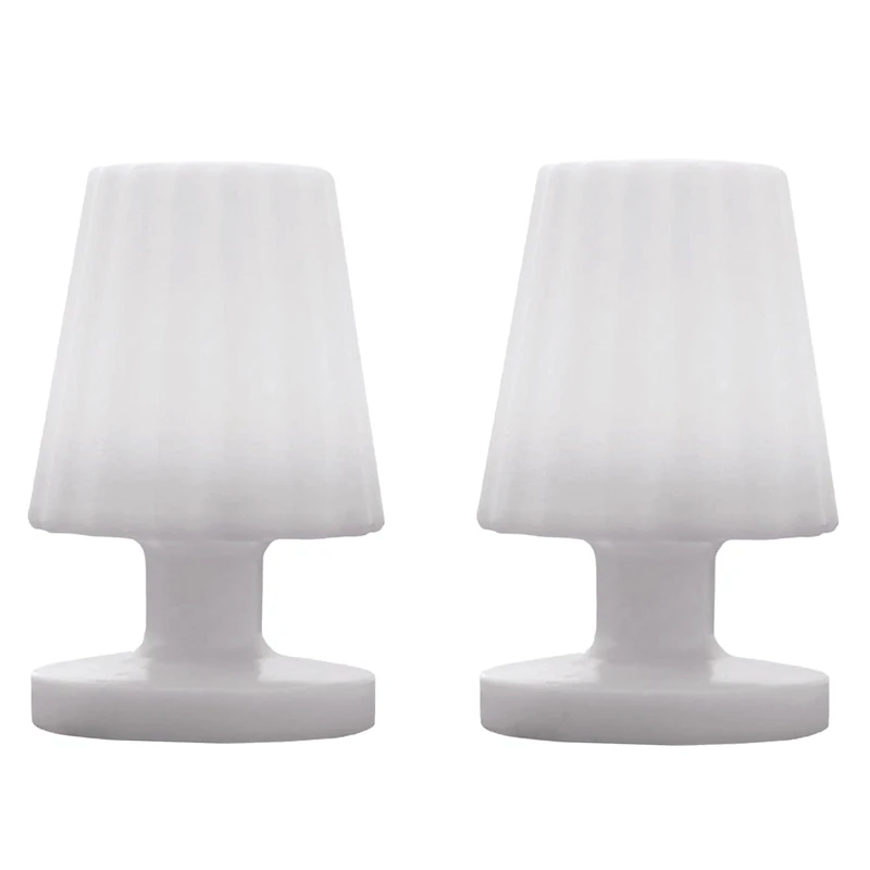 Lumisky Lady MINI Set of 2 Rechargeable Cordless LED Table Lamps Warm White Dimmable Height 22 cm - Image 1