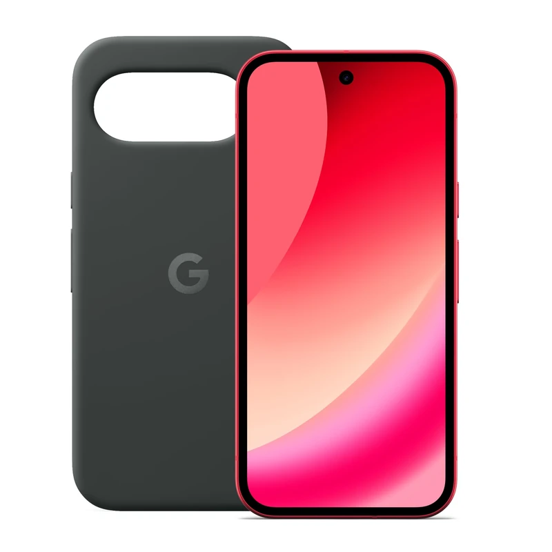 Google Pixel 10a - 7 years of Pixel Drops, 30+ hours battery, Camera Coach, Gemini Live - Berry, 128GB + Pixel 10a Case - Made from Recycled Plastic, Unimpeded Charging, Drop Tested - Obsidian