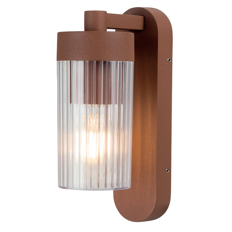 Outdoor Wall Light on Mains Socket E27 corten Clara H24cm