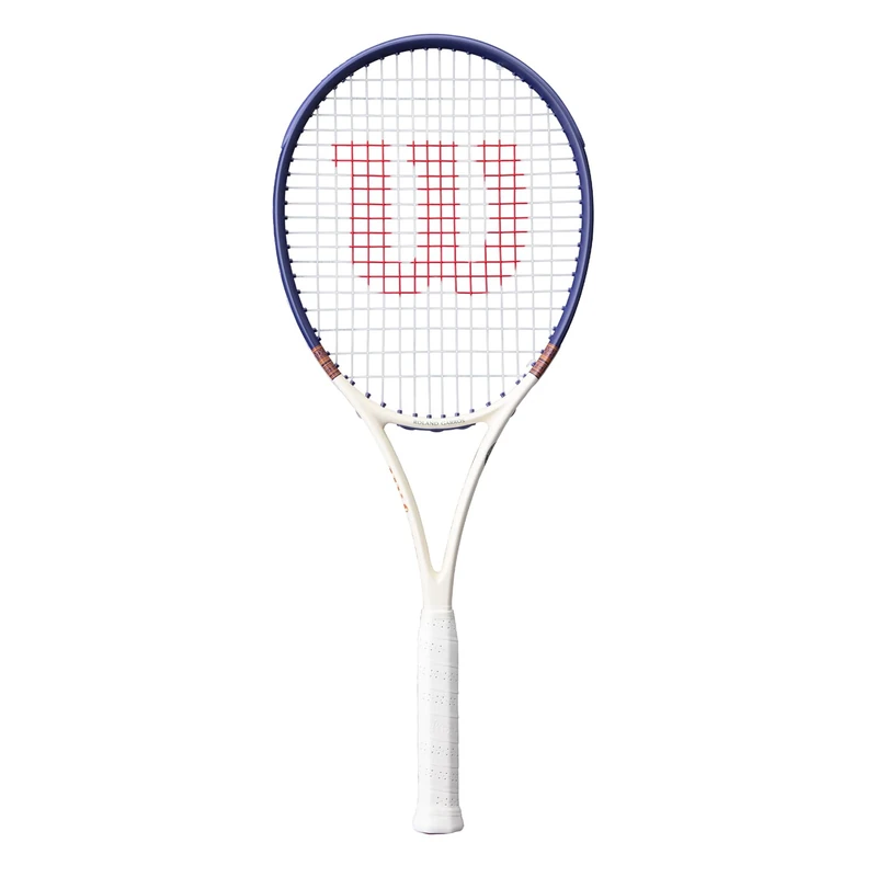 Wilson Roland-Garros 2026 Triumph Oversized Tennis Racket, Crafted For Shot Consistency, Lightweight Frame For Better Manoeuvrability, Colour: Navy/Orange, Grip Size: 2