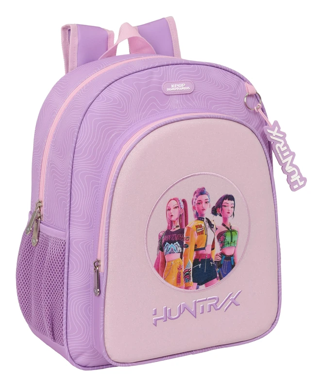 K-POP Demon Hunters – ICONIC – Children's School Backpack, Adaptable to Cart, Ideal for School Ages, Comfortable and Versatile, Resistance, 32 x 12 x 38 cm