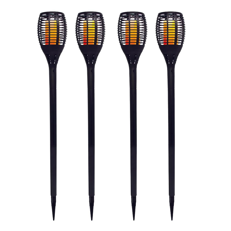 Lumisky Pack of 4 Mini Maity Sun LED Solar Torch Warm White 70 cm