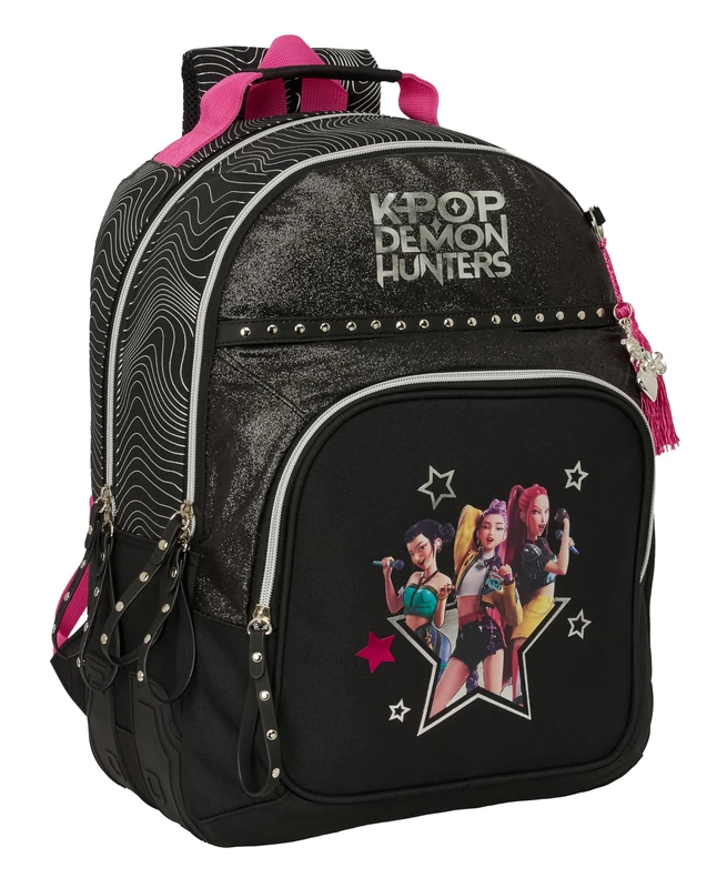 K-POP Demon Hunters – ENERGY – Children's School Backpack, Ideal for Children of Different Ages, Comfortable and Versatile, Resistance, 32 x 15 x 42 cm - Image 1
