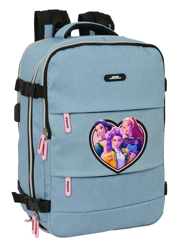 K-POP Demon Hunters - HUNTR/X - Cabin Travel Backpack, for 15.6 inch Laptop, Ideal for Young People of Different Ages, Comfortable and Versatile, Resistance, 29 x 19 x 44 cm - Image 1