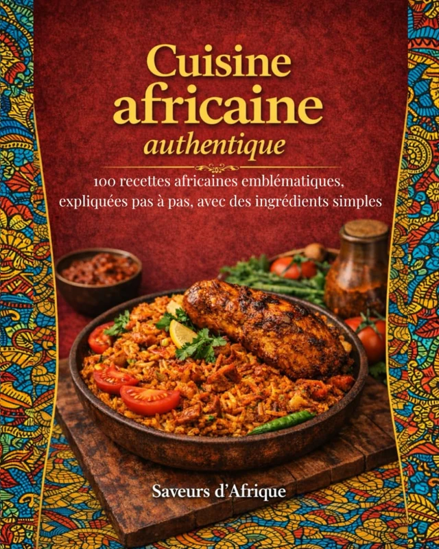 Cuisine africaine authentique: 100 recettes africaines emblématiques, expliquées pas à pas, avec des ingrédients simples (Édition illustrée avec photographies) - Image 1