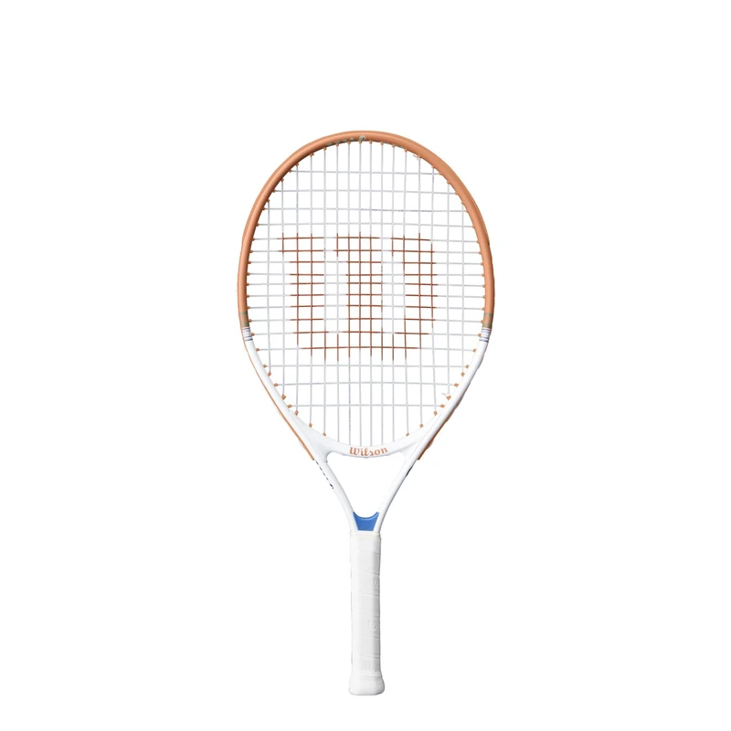 Wilson Roland-Garros 2026 Elite Jr 23 Tennis Racket, Lightweight & Easy To Manoeuvre, Comes With Half Cover For Racket Protection, Colour: Navy/Orange, Size: 23