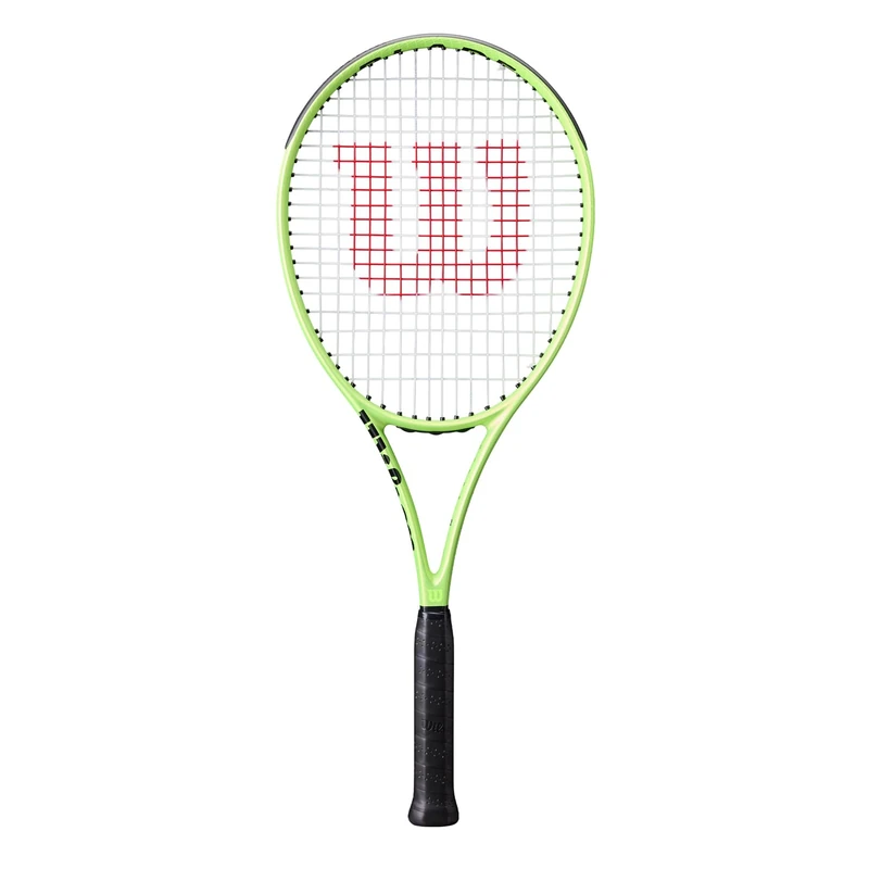 Wilson Blade Feel RXT 105 Tennis Racket, A Lightweight Racket With Double-Hole Technology & Heightened Stability, Colour: Green, Grip Size: 1