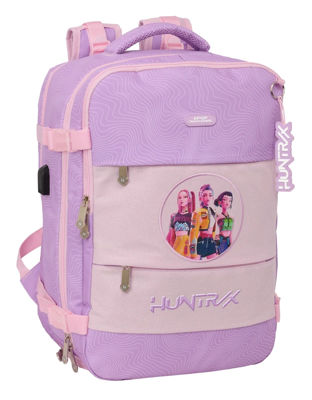 K-POP Demon Hunters - ICONIC - Cabin Travel Backpack for 15.6 Inch Laptop, Ideal for Young People of Different Ages, Comfortable and Versatile, Resistance, 29 x 19 x 44 cm - Image 1