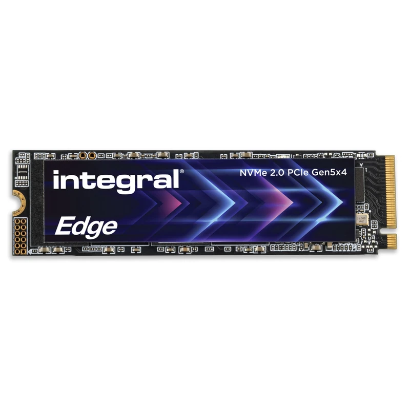 Integral EDGE Gen 5 1TB PCIe 5.0 M.2 2280 NVMe SSD, Ultra-Fast 10,200 MB/s Read & 8,300 MB/s Write - IOPS 1.3M/1.5M, Rapid Gaming, 4K/8K Video Editing, AI Creation & 3D Rendering & Enhanced Boot Times