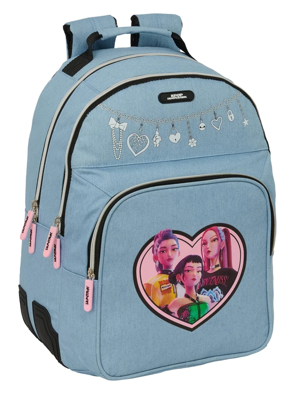 K-POP Demon Hunters – HUNTR/X – Children's School Backpack, Ideal for Children of Different Ages, Comfortable and Versatile, Resistance, 32 x 15 x 42 cm - Image 1