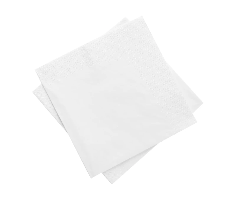 Purely Smile 2‑Ply White Napkins 33 x 33cm, 4‑Fold – Soft, Absorbent Catering & Table Paper Napkins for Restaurants, Parties, Events & Hospitality – Bulk Box of 2000