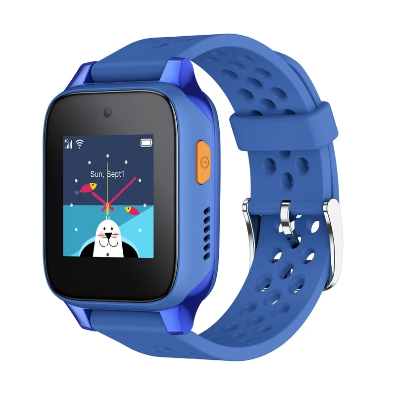 TCL MOVETIME MT46-4G Kids Smartwatch with GPS Tracking, SOS Button, 2MP Camera, Fitness Tracking, and Personalized Themes