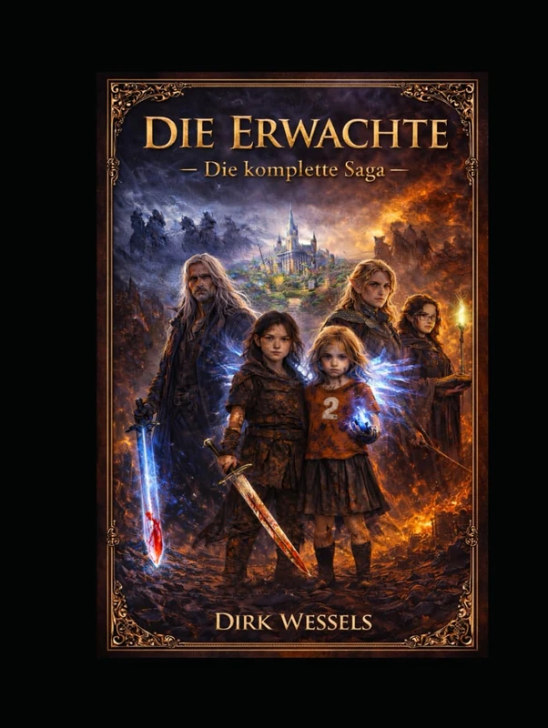 Die Erwachte -komplette Saga-: Illustrierte Gesamtausgabe mit überarbeiteten Texten - Image 1