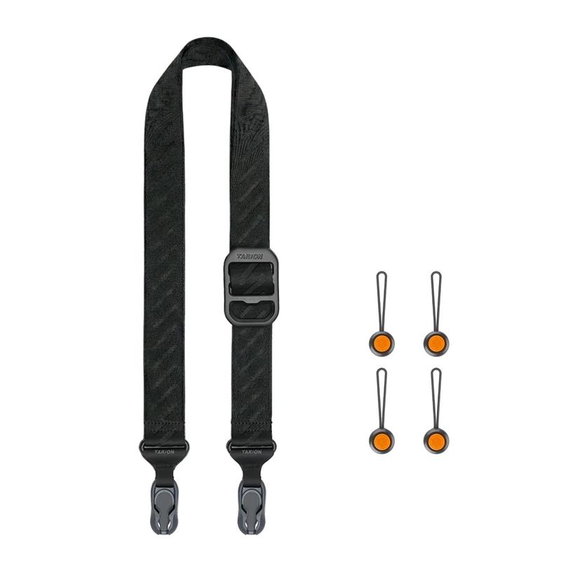 TARION Camera Strap Quick Release - Magnetic DSLR Neck Shoulder Strap - Rapid 84-142 cm Adjustable Length - High Load 50kgs Dyneema Cord Safety Anchors - Magislide - Image 1
