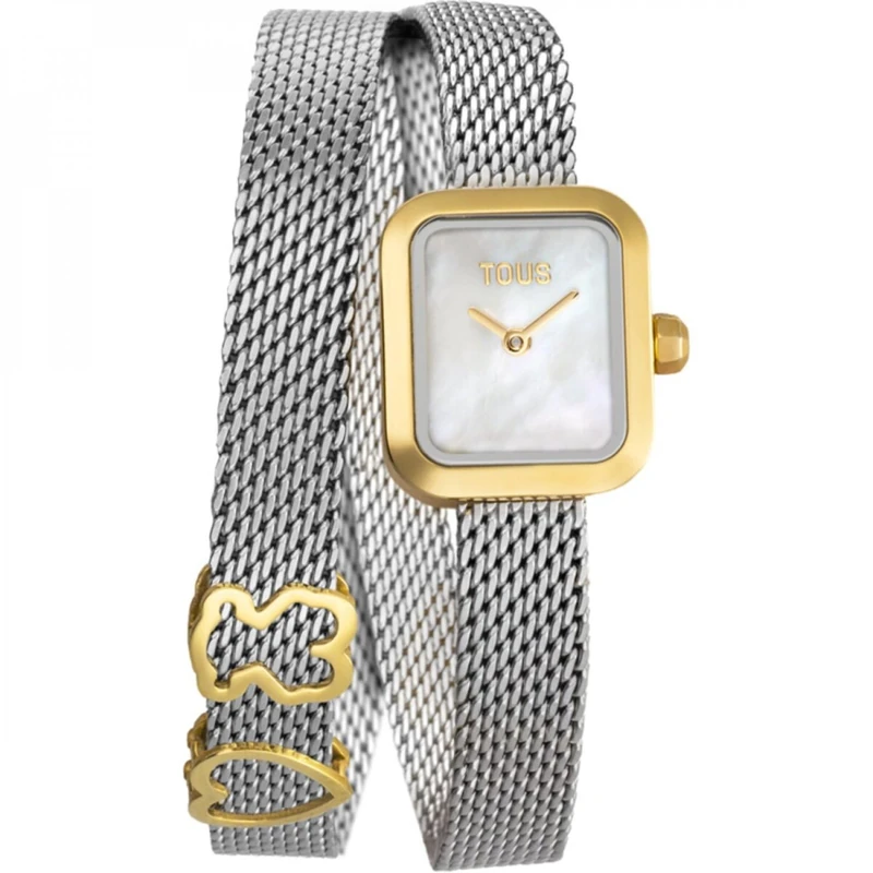 Icon Time Charm Embr. SS/IPG Mesh ESF NA - Image 1