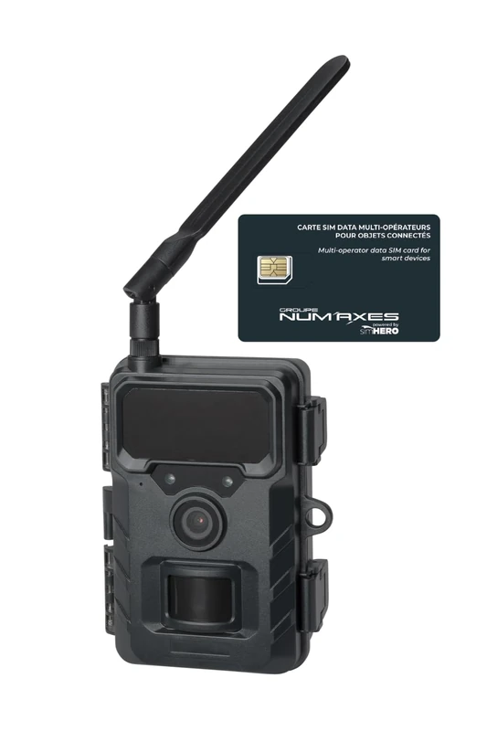 NUM'AXES PIE1150-4G Cellular Photographic Trap with SIM Card Included