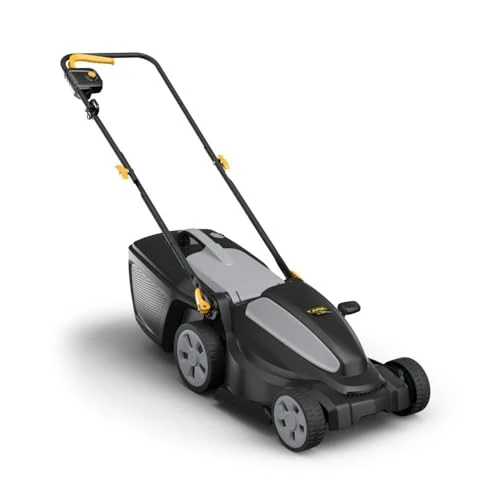 Alpina AL1 34 E Electric Lawn Mower - 1200 W motor, 34 cm cutting width, 6 cutting heights, 35 L grass box