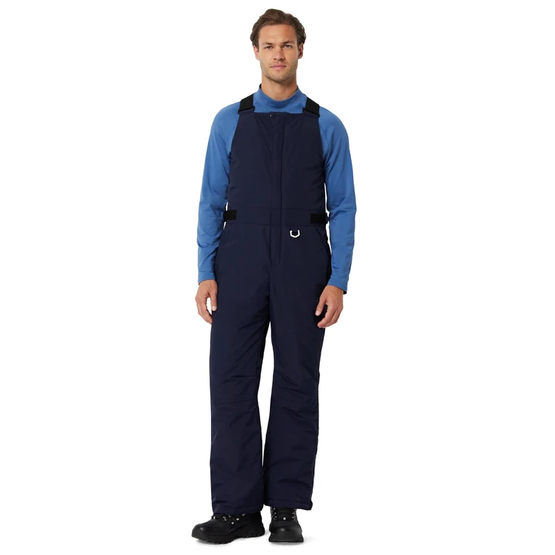 Amazon Essentials Men's Water-Resistant Insulated Snow Bib Overall, Navy, X-Small