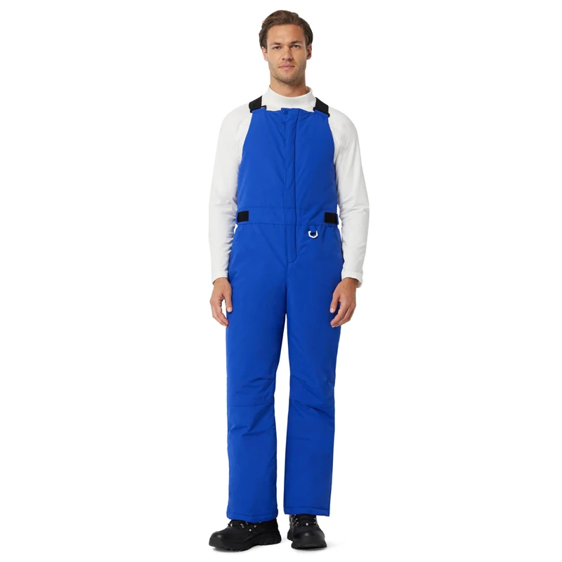 Amazon Essentials Men's Water-Resistant Insulated Snow Bib Overall, Charcoal, Medium