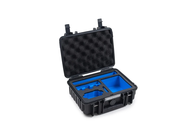 B&W International Outdoor Carry Case - for DJI Osmo Action 6 - Waterproof (IP67), Dustproof, Shockproof, Extremely Robust, Black, 27 x 22 x 11 cm, Action 6