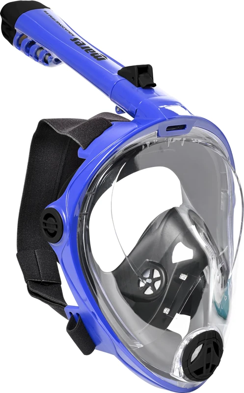 Mares Aquazone Full Face Mask - Adult Full Face Snorkeling Mask, Silicone Skirt, Foldable Snorkel, 3 Sizes