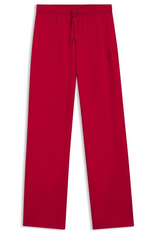 BOSS Pyjama-hose Aus Stretch-baumwolle Mit Tunnelzug Und Logo-detail Red