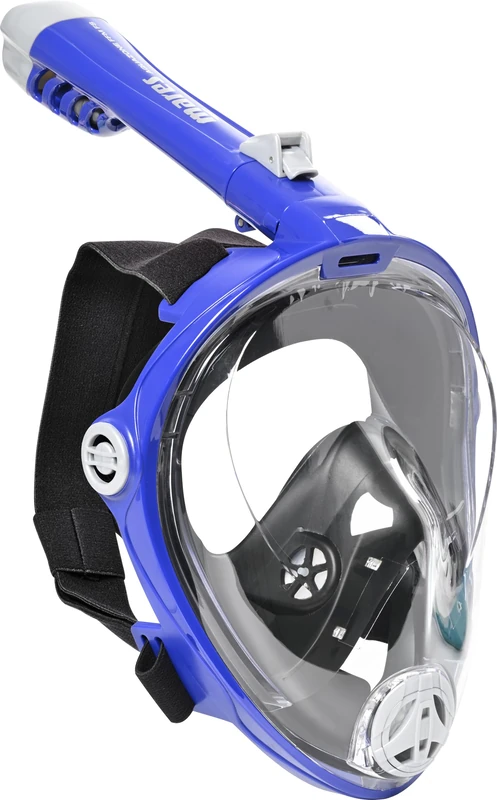 Mares Aquazone Full Face Mask – Adult Full Face Snorkeling Mask, Silicone Skirt, Foldable Snorkel, 3 Sizes