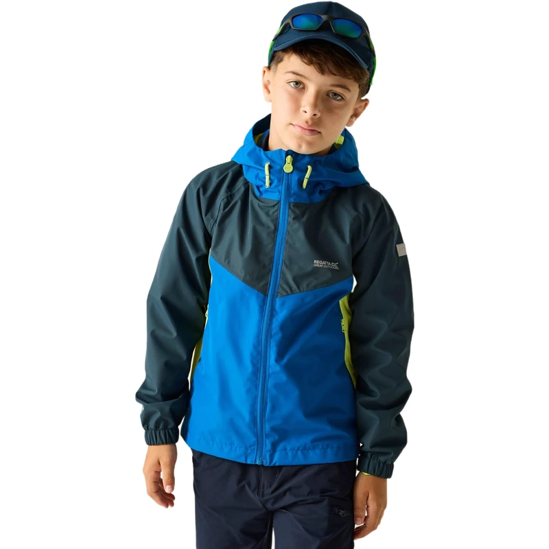 Regatta Unisex Kids Hanleigh Waterproof Shell Jacket Walking Hiking Coat - Image 1