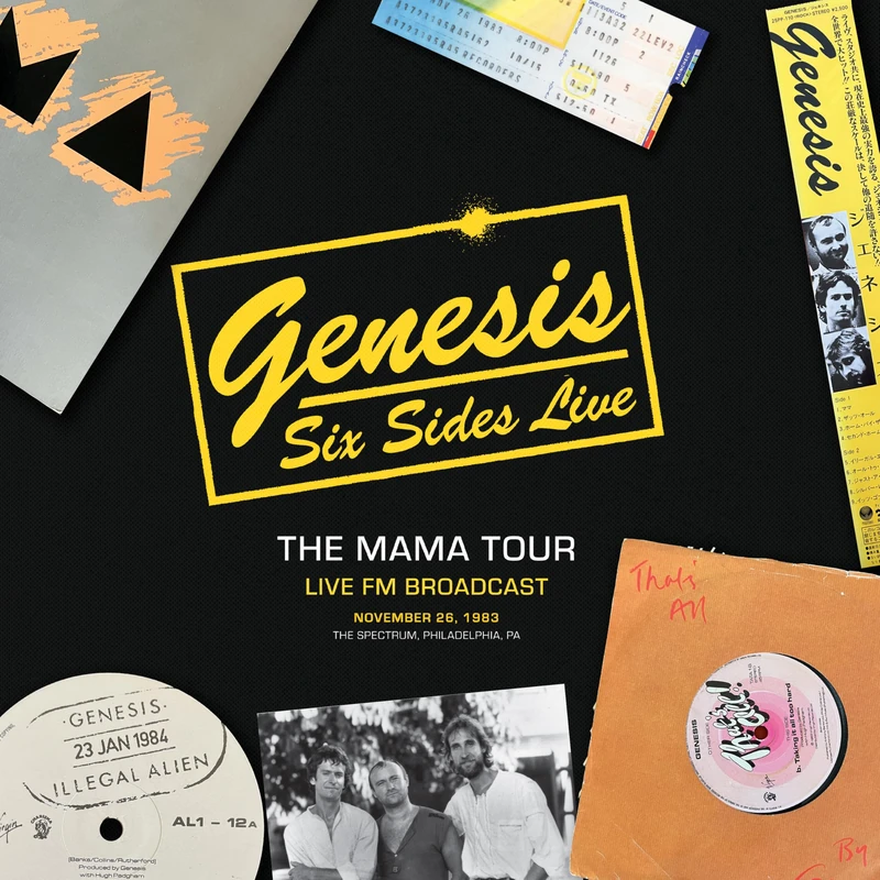 FM Concerts Genesis Six Sides Live Vol 3 - Yellow Vinyl LP