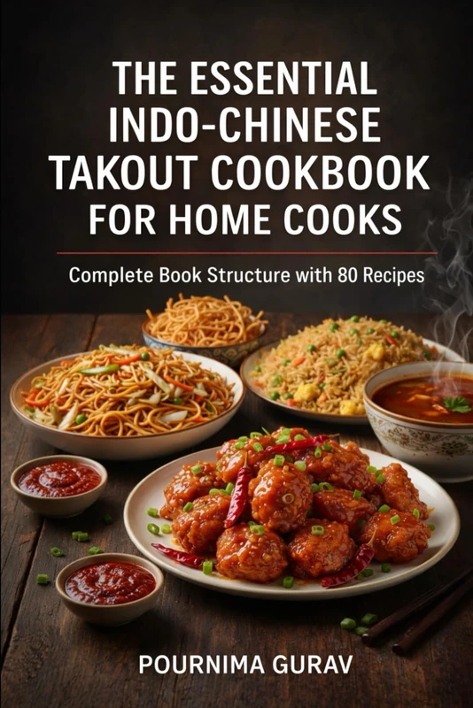 The Essential Indo-Chinese Takeout Cookbook for Home Cooks: Complete Book Structure with 80 Recipes