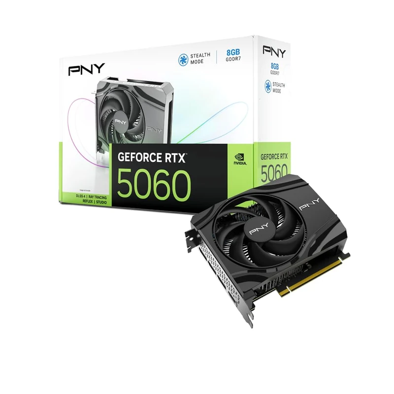 PNY GEFORCE RTX™ 5060 8GB Single Fan DLSS 4