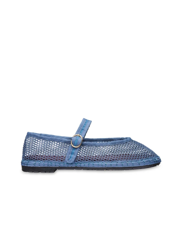 FLABELUS Isabella Women's Ballerina, Blue, 9.5 UK