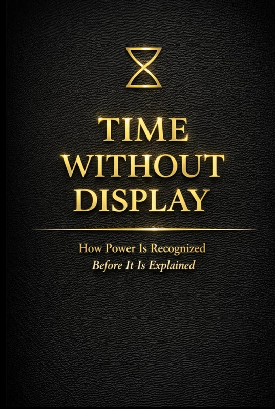 TIME WITHOUT DISPLAY: How Power Is Recognized Before It Is Explained