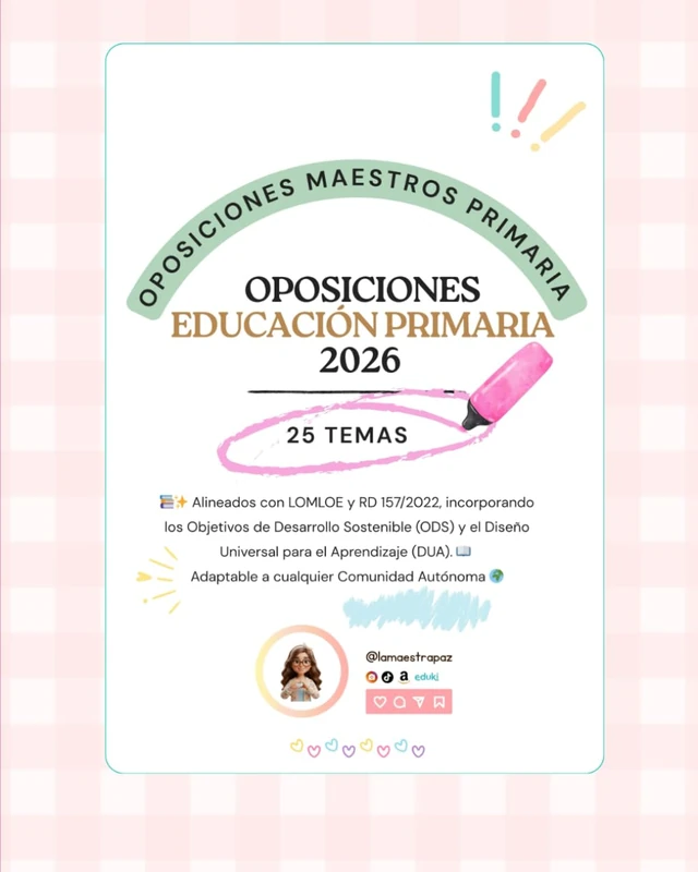 Temario Completo Oposiciones Maestros Educación Primaria: 25 Temas Actualizados LOMLOE, DUA y Situaciones de Aprendizaje: Memoriza con lógica y consigue tu plaza. - Image 1