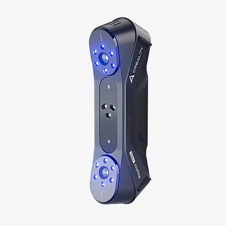 Creality 3D Scanner CR-Scan Raptor Pro for 3D Printing, 22+7 Blue Laser & NIR Handheld Scanner 0.02mm Accuracy, 60fps High-Speed & 5MM to 4M Objects, 24-Bit Full-Color Scanning for Windows macOS