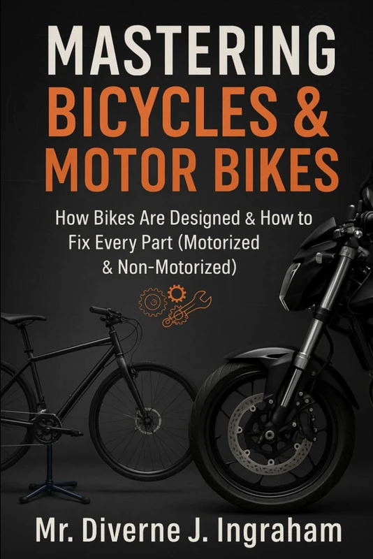 MASTERING BICYCLES & MOTOR BIKES: How Bikes Are Designed & How to Fix Every Part (Motorized & Non-Motorized)