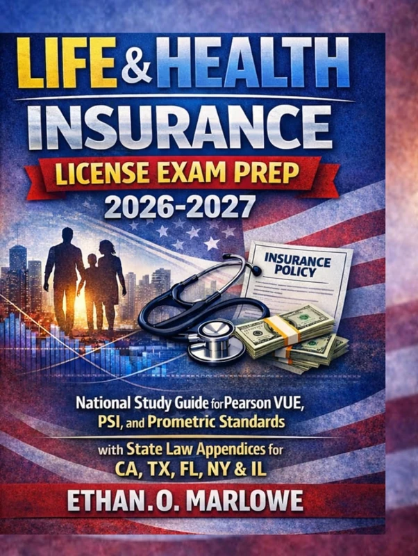 LIFE & HEALTH INSURANCE LICENSE EXAM PREP 2026-2027: National Study Guide for Pearson VUE, PSI, and Prometric Standards with State Law Appendices for ... To Certification : Exam Study Guide Series)