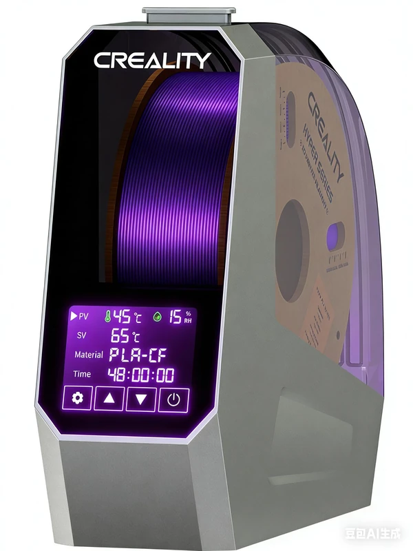 Creality Space Pi Filament Dryer, Filament Storage Box, Double 360° Heating Drying with Fan&Touch Screen, 3D Printer Filament Spool Holder, Filament Dryer for 1.75/2.85/3mm PLA PETG ABS TPU Nylon - Image 1