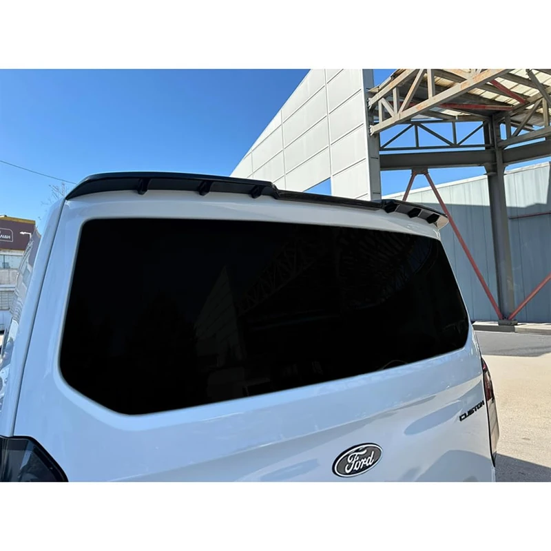 Motordrome Roof Spoiler compatible with Ford Transit Custom (V710) 2023- & Volkswagen Transporter T7 2024- (with tailgate) (PU)