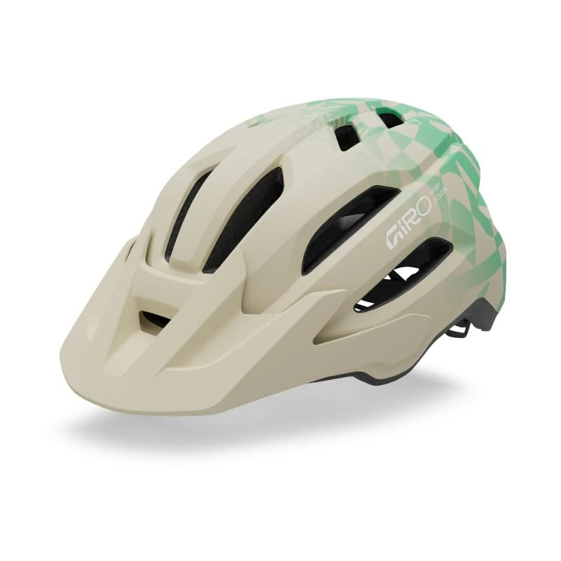 Giro Fixture MIPS II Adult Unisex Helmet, Matte Stone/Green Rush, Recreation, Universal Fit - Image 1