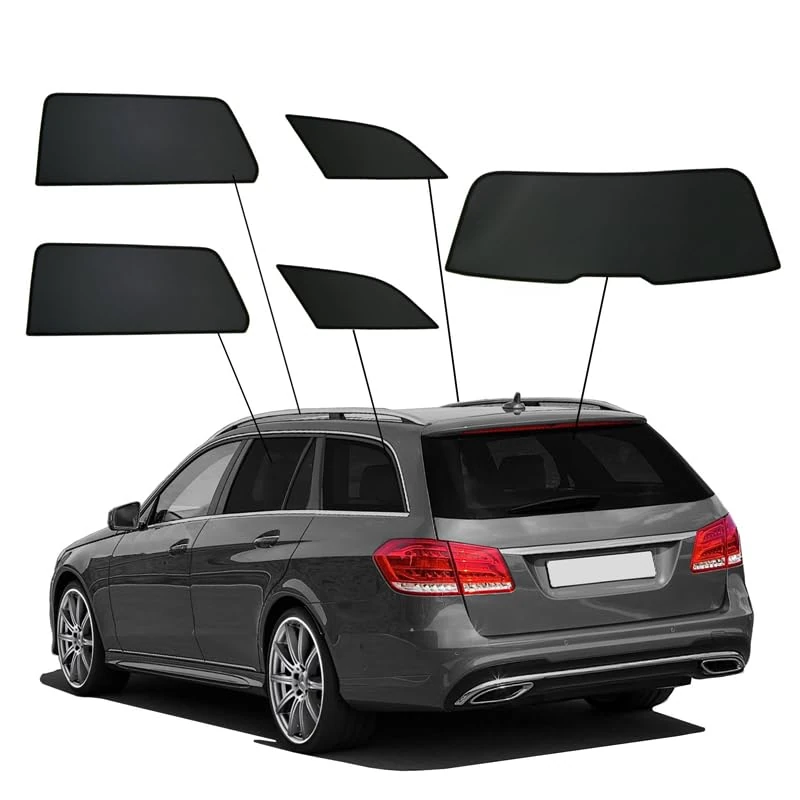 SunClip Privacy & Sun protection compatible with Mercedes E-Class W212 (S212) Kombi 2009-2016