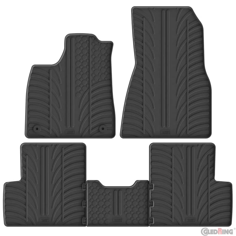 Gledring Set of Rubber Mats Compatible with Renault 4 E-Tech 2025 Onwards (T Profile 5 Pieces) - Image 1
