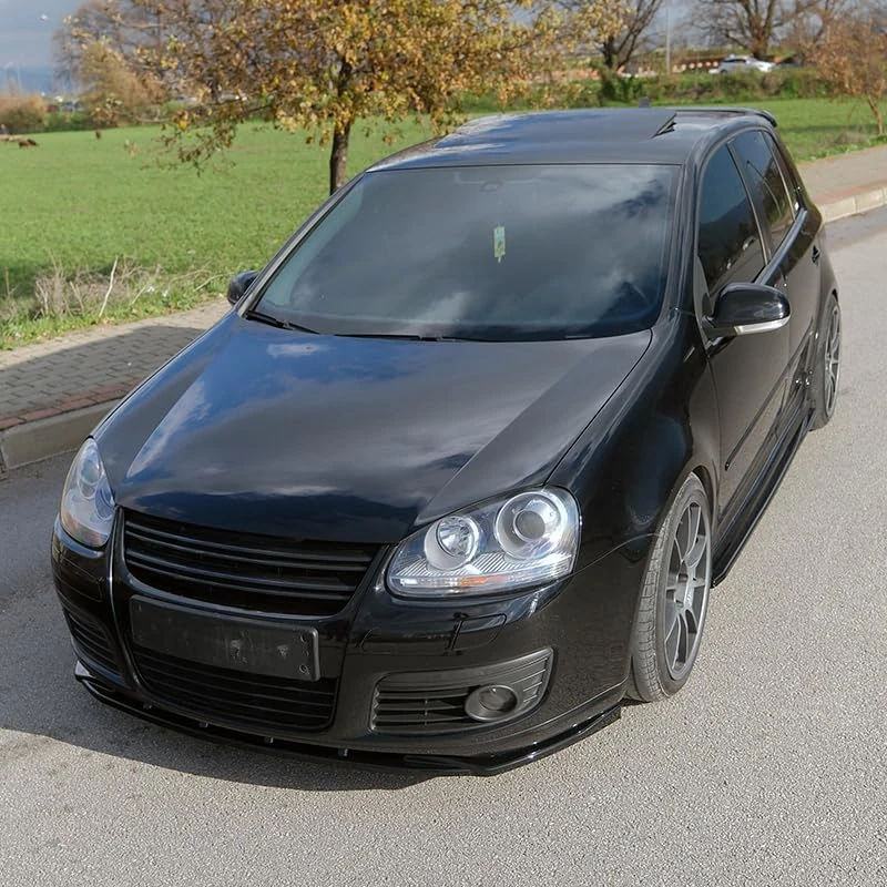 Oneway Front spoiler compatible with Volkswagen Golf V GTi/GTD 2003-2008 - Gloss black