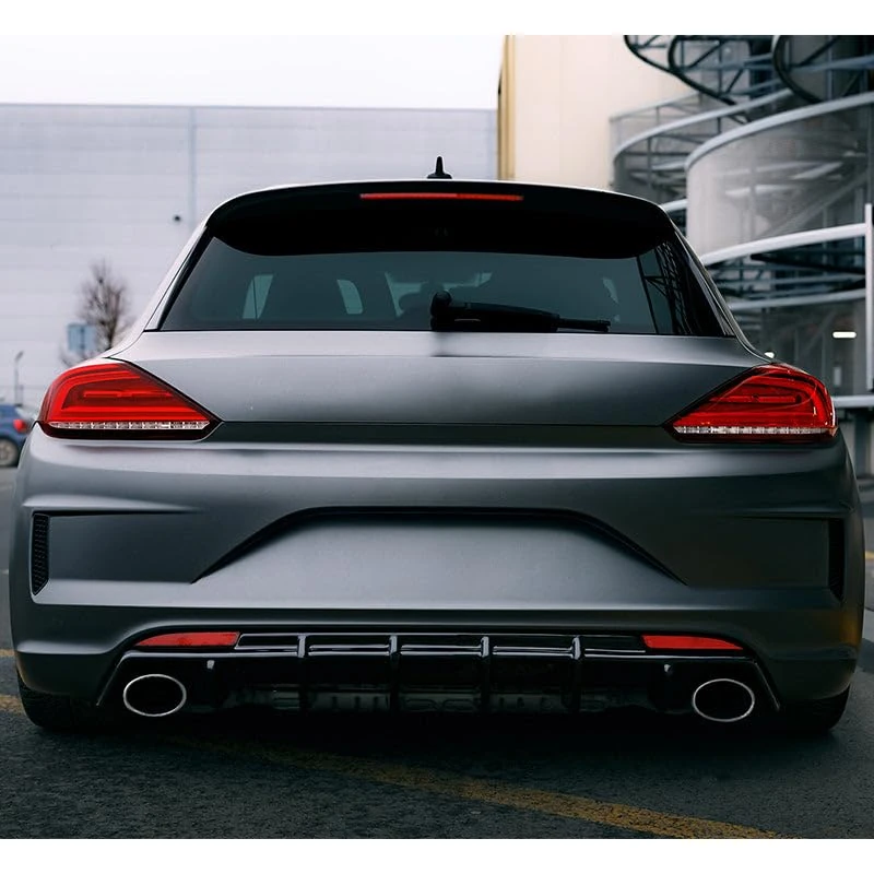 Oneway Rear Diffuser compatible with Volkswagen Scirocco R Facelift 2014-2017 - Gloss black