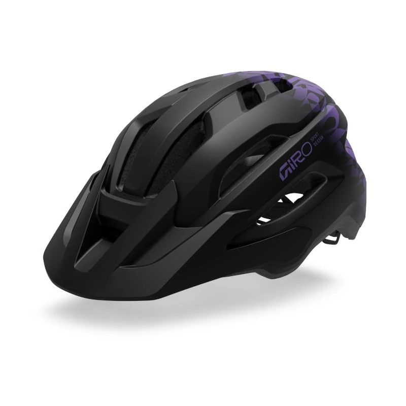 Giro Fixture MIPS II Adult Unisex Helmet, Matte Black/Purple Rush, Universal Fit