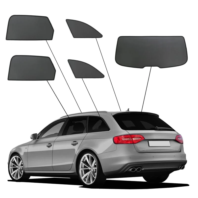 SunClip Privacy & Sun protection compatible with Audi A4 (B8) Avant 2008-2015