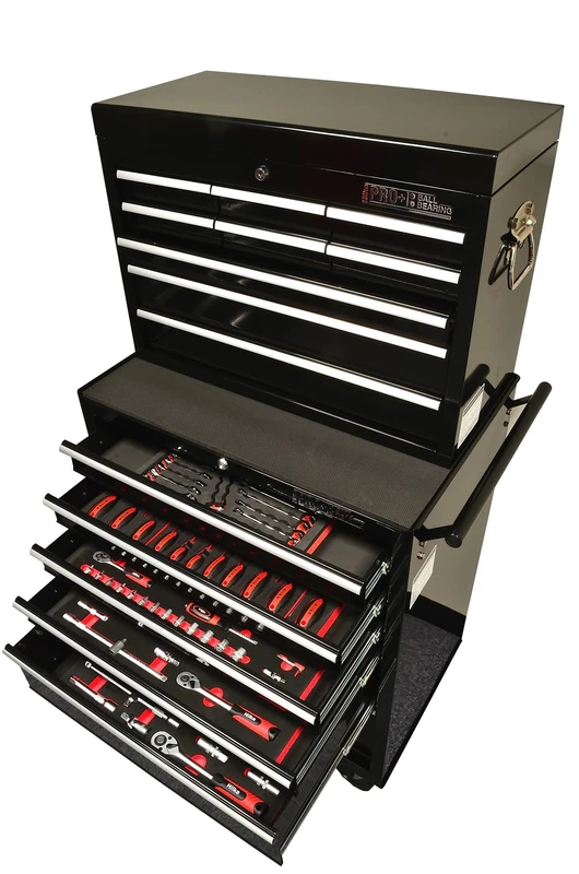 Hilka TKHDP186 186 pce EVA Kit in HD Pro+ 15 Drawer Chest & Trolley