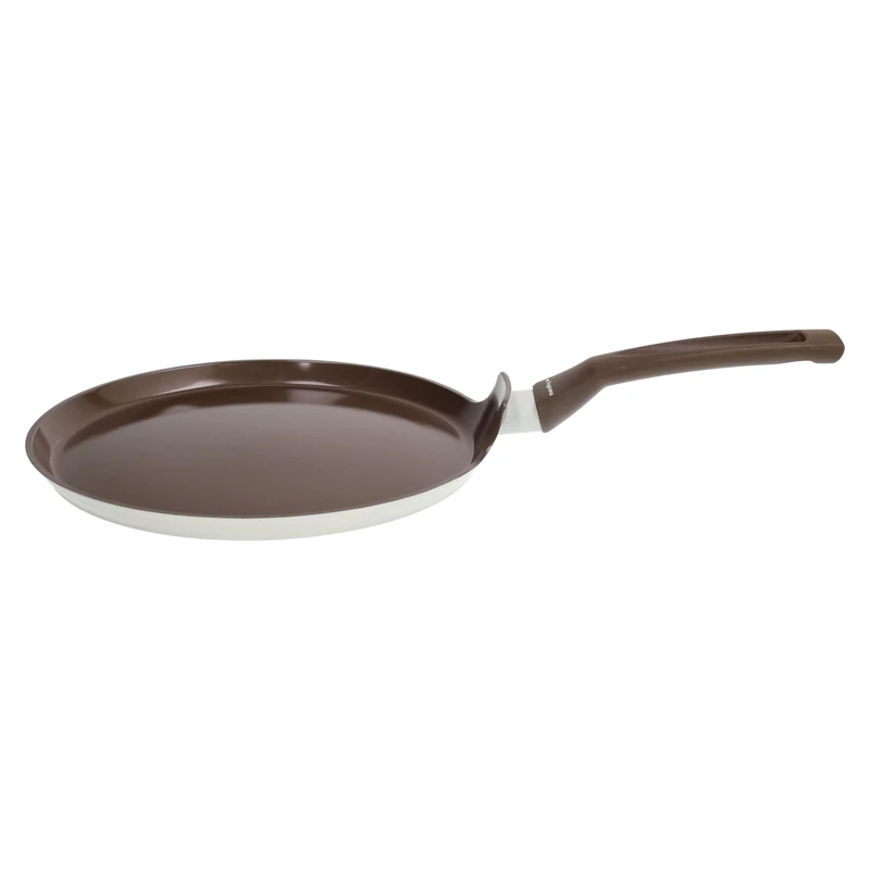 Tognana Sintonia Crepe Pan 25 cm, Aluminium, Beige-Brown Aluminium, Beige-Brown