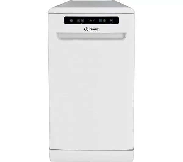Indesit Push&Go IN2FD10CS70WUK Freestanding Slimline Dishwasher - White
